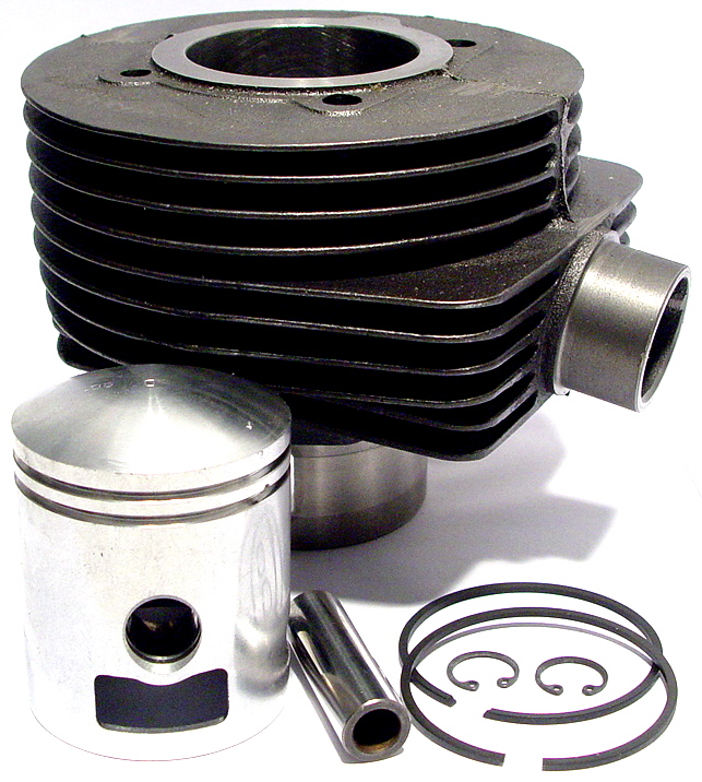 Cylinder and piston for Vespa Sprint 2 PORTS